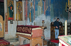The shrine of Stefan of Dečani in Visoki Dečani